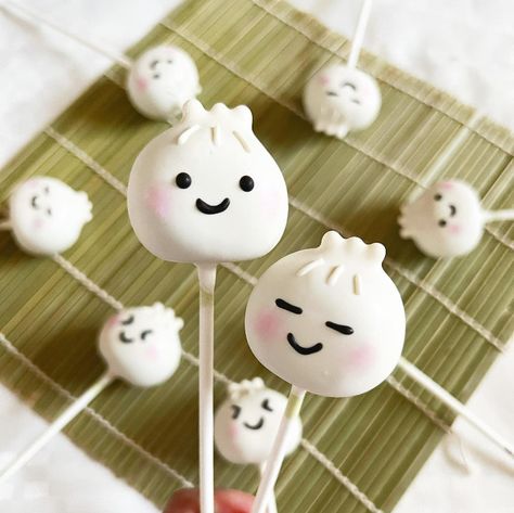 Dandelion Cake, Dumpling Cake, Dim Sum Party, Dinosaur Cake Pops, Sweet Dandelion, Creative Baby Shower Themes, Bear Baby Shower Theme, Little Pony Cake, Teddy Bear Cakes