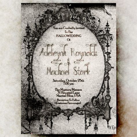 21+ Halloween Wedding Invitation Templates – Free Sample, Example Format Download! | Free & Premium Templates Hallowedding Invitations, Adult Halloween Invitations, Gothic Wedding Invitations, Halloween Wedding Invitations, Halloween Themed Wedding, Invitation Halloween, Carte Halloween, Glitter Wedding Invitations, Goth Wedding