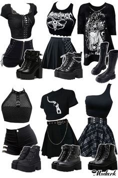 ♥Free Gift With Every Purchase♥ 🎁$5 OFF With Code: NEW5🎁 Pink Punk, Punk Style Outfits, Edgy Grunge, E Girl Outfits, Mode Punk, Fest Outfits, 5 Dollars, Grunge Punk, Kleidung Diy