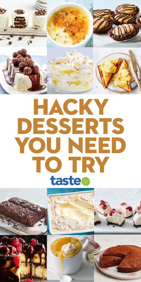 Dessert Hacks, Desserts With Few Ingredients, Super Easy Desserts, Aussie Food, Easy Sweets, Eton Mess, Recipes Baking, Breakfast Sweets, Quick Easy Desserts