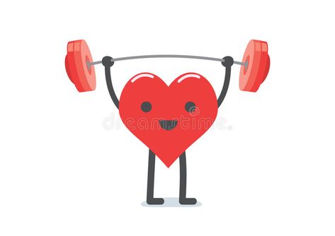 Strong Heart Illustration, Weight Training For Beginners, Weight Training Routine, Strength Training Exercises, Training For Beginners, Strong Heart, Weight Training Programs, Solar System Crafts, Vision Board Images