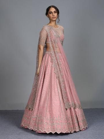 Western Gowns, Orang India, Wedding Lehenga Choli, Bridal Appointment, Western Gown, Indo Western Gown, Raw Silk Lehenga, Anushree Reddy, Engagement Reception