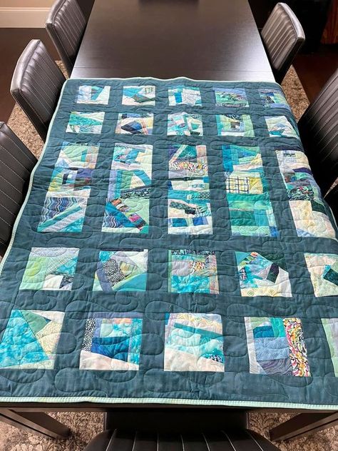 Quilting Free Patterns | Finished my first scrappy quilt. | Facebook Scrappy Quilt, Crazy Quilts, Crafts Sewing, Free Patterns, Free Pattern, Quilting, Sewing Crafts, Sewing, Pattern