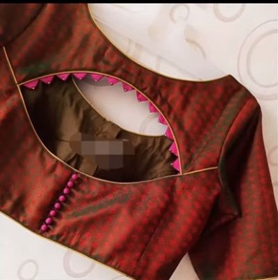 50 Latest Blouse Back Neck Designs and Patterns (2021) Sari Blouse Design, 50 Blouse Designs, Slides Outfit, Boat Neck Blouse Design, Cotton Blouse Design, Sari Design, Latest Blouse Designs Pattern, Latest Model Blouse Designs, Saree Blouse Neck Designs