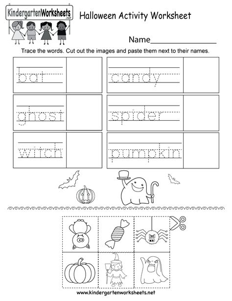 Halloween Handwriting Activities, Halloween Worksheets Kindergarten, Halloween Worksheets Free, Free Reading Comprehension Worksheets, Halloween Math Worksheets, Kindergarten Halloween, Halloween Vocabulary, Kindergarten Activity, Holiday Worksheets