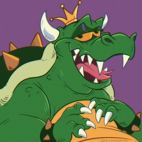 King Koopa, Late To The Party, Super Mario Art, Mario Art, Telegram Stickers, Tow Truck, A King, Super Smash Bros, Smash Bros