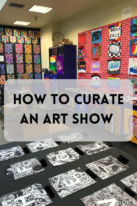 Art Projects For Art Show, High School Art Room Layout, School Art Fair Ideas, School Art Competition Ideas, Art Show Pieces, Art Display Ideas Exhibitions School, Art Class Center Ideas, Art Showcase Ideas, Art Show School