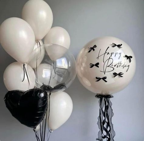 Birthday 2024 Ideas, Birthday Balloons Ideas, 30 Birthday Ideas, Birthday Balloon Ideas, Bridal Shower Balloon, Balloon For Birthday, Balloons Ideas, Girly Birthday Party, Bow Birthday