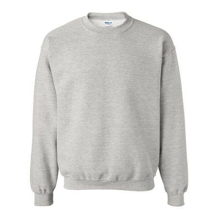 Gildan Crewneck Heavy Blend Sweatshirt for Men and Women Long Sleeve Size up to 5XL - 8 oz./yd (US) 13.3 oz./L yd (CA), 50/50 preshrunk cotton/polyester Heather Sport colors: 60/40 polyester/cotton Safety Green: Compliant with ANSI / ISEA 107 Classic fit Air jet yarn for softer feel and reduced pilling Double-needle stitching at shoulders, armholes, neck, waistband and cuffs 1x1 rib with spandex for enhanced stretch and recovery Grey pearlized tear away label Size: M.  Color: Gray.  Gender: male Educator Gifts, Wedding Engagement Gifts, White Crewneck, Embroidered Crewneck, Loungewear Sets, Cozy Sweatshirts, Embroidered Sweatshirts, Fall Shopping, Air Jet