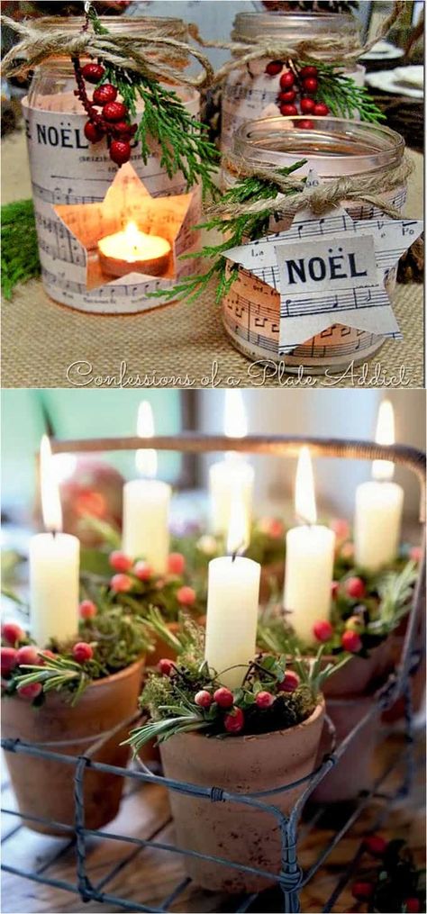 Easy Christmas Table Decorations, Easy Christmas Table, Thanksgiving Christmas Table, Easy Diy Thanksgiving Decorations, Thanksgiving Dinner Table Decorations, Christmas Table Decorations Centerpiece, Christmas Table Decorations Diy, Easy Diy Thanksgiving, Xmas Table Decorations