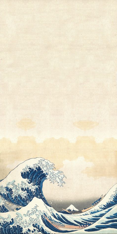 Hokusai Wallpaper Iphone, The Great Wave Off Kanagawa Wallpaper, Japan Background Aesthetic, Japanese Background Aesthetic, The Great Wave Of Kanagawa Wallpaper, Great Wave Off Kanagawa Wallpaper, Wallpaper Japan Aesthetic, Dump Aesthetic, Waves Wallpaper Iphone