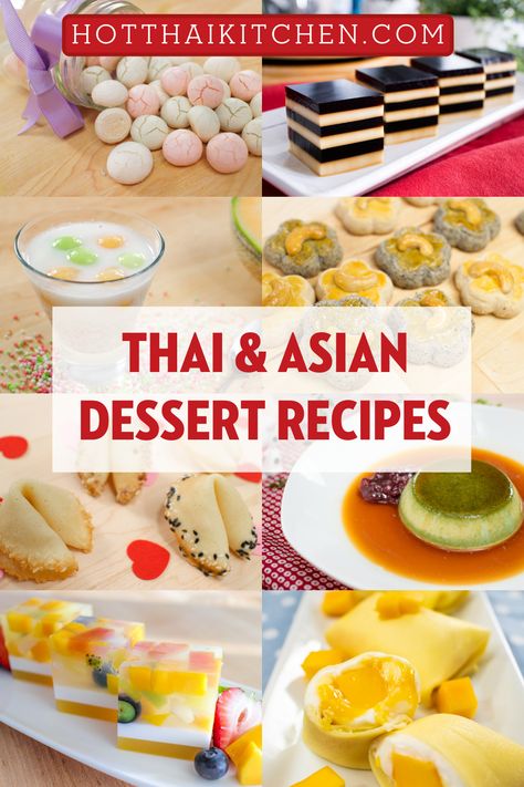 Asian Desserts Vegan, Traditional Asian Desserts, Chinese Dessert Recipe Traditional, Thai Desserts Traditional, Easy Thai Dessert Recipes, Thai Deserts Recipes, Chinese Desserts Traditional, Asian Recipes Dessert, Asian Deserts Easy