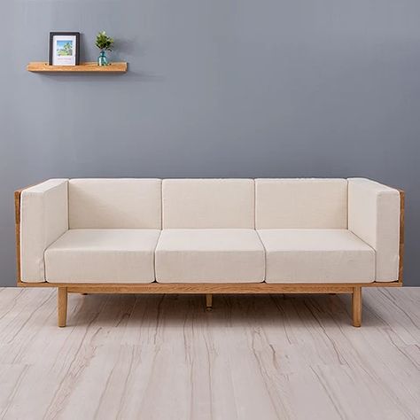 Apartment Living Room Furniture, Pink Sofa Bed, Build Your Own Sofa, Solid Wood Sofa, Simple Closet, Cheap Sofas, Wooden Sofa Designs, Minimalist Sofa, Furniture Design Chair