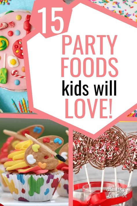 These birthday party food ideas for kids are so fun!! There are so many easy cheap ideas here! These simple desserts and snacks will be a hit at your next party. Some of these are finger foods and some are more decadent like an ice cream cake. Lots of these DIY party foods use sprinkles which are always a hit with kids! Diy Party Treats, Party Food Ideas For Kids, Easy Birthday Desserts, Diy Birthday Party Favors, Easy Kids Party, Birthday Party Food Ideas, Food Ideas For Kids, Cheap Birthday Party, Diy Party Food