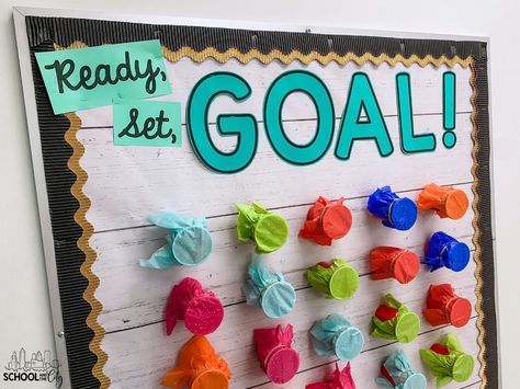 Reading Goals Bulletin Board, Goal Bulletin Board, Goal Setting Bulletin Board, Student Goals Bulletin Board, Goals Bulletin Board, Interactive Bulletin Boards, Interactive Bulletin Board, Classroom Goals, School Goals