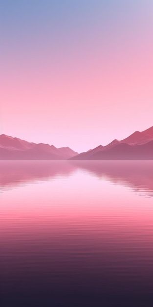 Fondo de pantalla de cielo rosa sobre la... | Premium Photo #Freepik #photo #tranquilo #escena-tranquilidad #rosa #tranquilidad Premium Photo