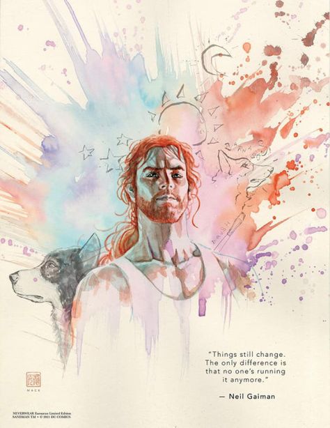 Morpheus Sandman, Sandman Comic, David Mack, Sandman Neil Gaiman, Dreams And Nightmares, Neil Gaiman, International Artist, 25th Anniversary, Comic Character