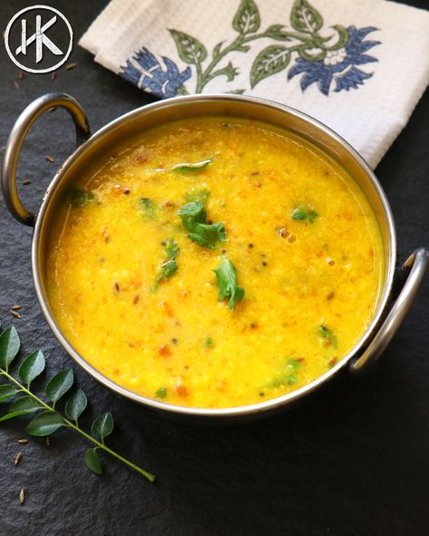 Yellow Dal Tadka - Headbanger's Kitchen - Keto All The Way! Yellow Dal Tadka, Yellow Lentil Soup, Yellow Dal, How To Make Yellow, Indian Lentils, Dal Tadka, Lentil Dal, Yellow Lentils, Summer Soup