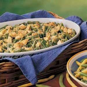 Chicken Bean Casserole Mushroom Casserole Recipes, Asparagus Mushroom, Chicken And Green Beans, Mushroom Casserole, Asparagus And Mushrooms, Lipton Onion Soup Mix, Greenbean Casserole Recipe, Hearty Casseroles, French Fried Onions