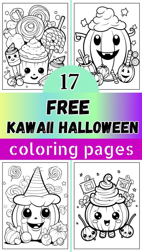 These adorable Kawaii Halloween coloring pages are perfect for kids of all ages. They're fun, festive, and sure to put a smile on your child's face. Download them today and let the coloring fun begin!
 
 #halloween #kawaii #coloring #kids #crafts #activities Free Kawaii Coloring Pages, Kawaii Halloween Coloring Pages, Cute Kawaii Coloring Pages, Halloween Coloring Pages For Kids, Kawaii Coloring Pages, Kawaii Doodle, Free Halloween Coloring Pages, Halloween Coloring Sheets, Christmas Crochet Patterns Free