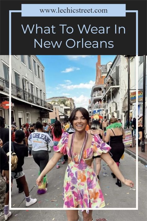 What To Wear In New Orleans. Traveling to New Orleans travel and looking what to wear for a vacation aesthetic. Need vacation outfit ideas for a new orleans vacation? Cute vacation clothes for new orleans traveling and vacation outfit ideas. Plenty of options for vacation new orleans travel for your star in new orleans. #vacation #neworleanstravel #vacationaesthetic Summer Outfits New Orleans, Nola Trip Outfits, New Orleans Clothing Style, New Orleans Day Outfit, New Orleans Travel Outfit, French Quarter Outfit, Mardi Gras Outfits New Orleans, New Orleans Womens Fashion, Nails For New Orleans