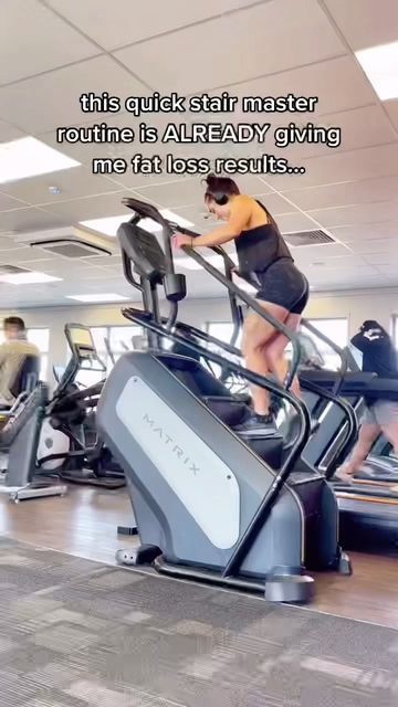 Fit Healthy Workouts💪🏼 on Instagram: "the stair master is great because you don’t even have to go on it for very long to see results 😍 - tag a friend, like & save for later!!! By @lexieherod" Stairmaster Workout, Stair Master, Tea Burn, Lost 50 Pounds, Gym Routine, One Step At A Time, Workout Plan Gym, Planet Fitness Workout, At Home Workout Plan