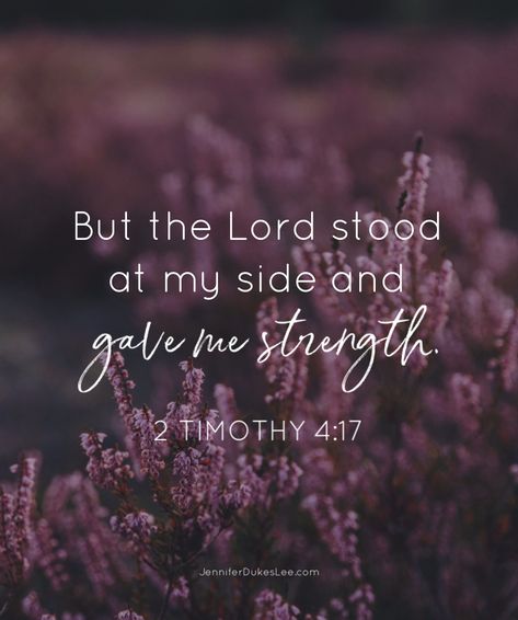 This verse is so powerful! But the Lord stood at my side and gave me strength. 2 Timothy 4:17 #scripture #verse But The Lord Stood With Me Quotes, Lord Give Me Strength, 2 Timothy 4 17, Im Tired Of Trying, Bible Verses About Strength, Tired Of Trying, Miracle Prayer, Joy Of The Lord, I Cant Do This