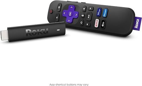 Amazon.com: Roku Streaming Stick 4K 2021 Device HDR/D. Vision with Roku Voice Remote and TV Controls (Renewed) : Electronics Roku Remote, Start Streaming, Roku Streaming Stick, Simple Setup, Compact Digital Camera, Tv Streaming, Computer Camera, Cordless Phone, Electronic Musical Instruments