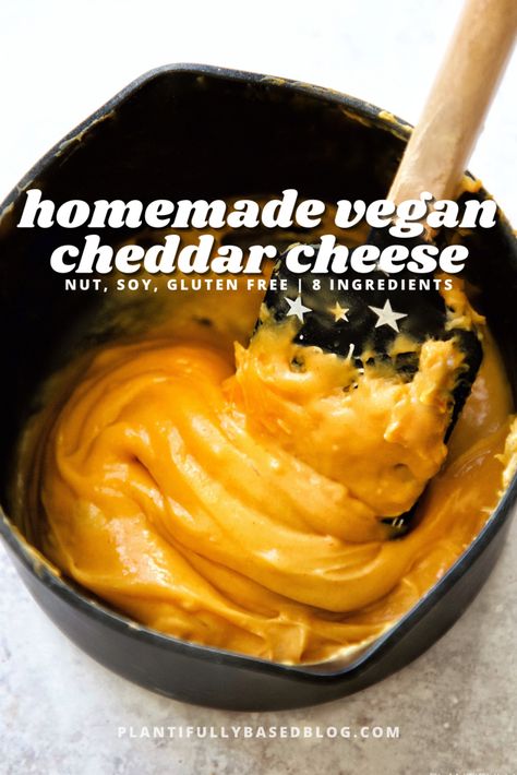 Vegan Cheddar Cheese Recipe, Vegan Cheese Sauce Recipe, Vegan Cheddar Cheese, Plant Based Cheese, Vegan Cheese Recipes, Vegan Cheese Sauce, Vegan Grilling, Cheese Sauce Recipe, Vegan Cheddar