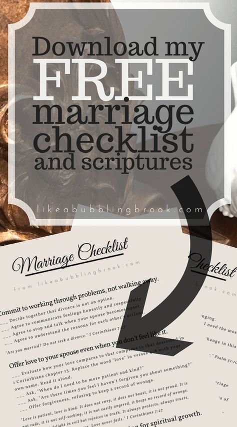 Marriage Bible Study Checklist - Checklist and Printable PDF with Bible verses. Every Christian marriage needs this! Great discussion prompts to do with your spouse! Marriage Bible Study Free, Bible Study For Couples Marriage, Study Checklist, Marriage Night, Marriage Bible Study, Marriage Verses, Couples Devotionals, Better Wife, Marriage Bible Verses