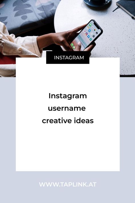 Your Instagram account is your business card, your portfolio, and another opportunity to meet new interesting people. Regardless of the account purpose, its username creating should be taken with seriousness. A creative name is what distinguish a user from other millions in social media. Here we will tell you how to come up with a good name idea. Username Ideas Creative, Creative Instagram Names, Usernames For Instagram, Instagram Account Ideas, Name Idea, Instagram Username, Instagram Business Account, Instagram Username Ideas, Create Name