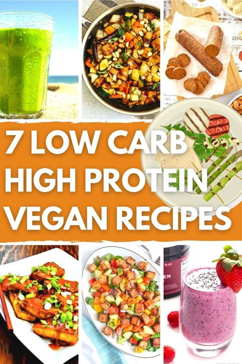 Vegan Recipes High Protein, High Protein Low Carb Vegan, Recipes High Protein Low Carb, Protein Vegan Recipes, Vegetarian High Protein, 1200 Calorie Diet Meal Plans, Recipes High Protein, Low Calorie Vegan, Vegan Protein Recipes