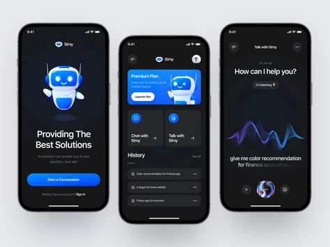 Chatbot Ui Design, Chatbot App, Chatbot Design, Mobile App Inspiration, Ux Design Principles, Restaurant Website Design, Design Exploration, App Design Layout, Ui Ux App