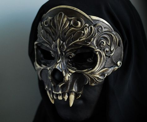 Half skull makeup