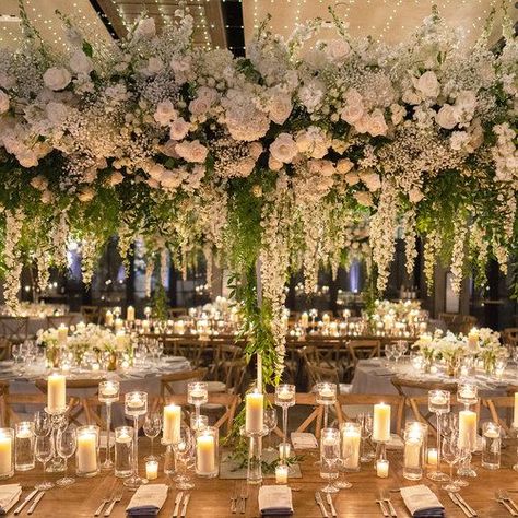 Twilight Wedding, Dream Wedding Reception, Indoor Wedding Receptions, Luxury Wedding Decor, Enchanted Wedding, Venue Decorations, Fairy Wedding, Wedding Venue Decorations, Luxury Wedding Venues