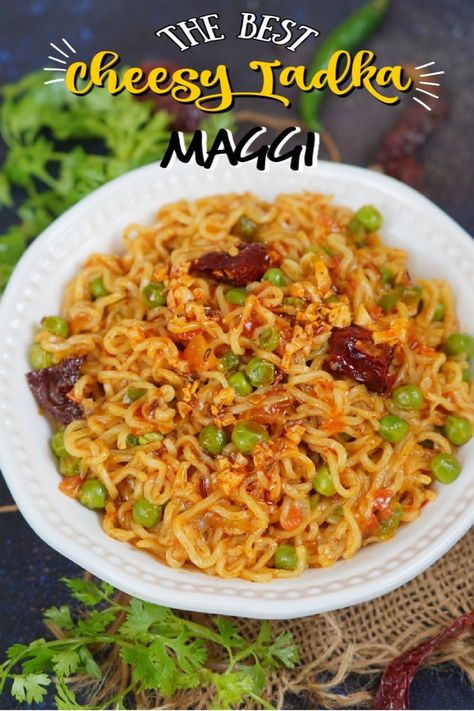 Maggi Noodles, Maggi Recipes, Indian Diet, Easy Rice Recipes, Red Chili Powder, How To Make Cheese, Again And Again, Vegetarian Cheese, Garam Masala