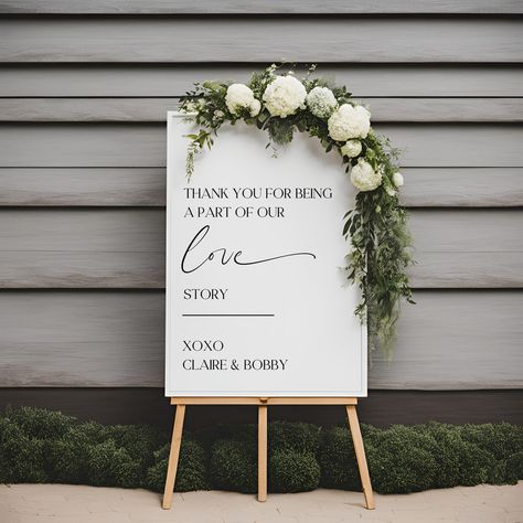 Our newest modern design for your wedding welcome sign is here. Thank you for being a part of our love story decal with your names and date if preferred. This design is available in multiple sizes and colors. Each design is individually sized to fit your space. #lovestory #thankyouforbeingapartofourlovestory #weddingsign #weddingsigns #weddingwelcomesign #weddingsigndecals https://kjaxdesigns.etsy.com/listing/1818049907/wedding-welcome-sign-decals-welcome Modern Wedding Welcome Sign, Mirrors Wood, Modern Wedding Design, Wedding Welcome Board, Wedding Mirror, Welcome Wedding Sign, Mount Pleasant Sc, Mirror Decal, Our Love Story