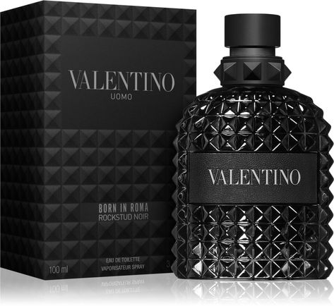 PRICES MAY VARY. 3.4 Fl Oz / 100ml Top note is Bergamot Middle note is Sage Base note is Ambergris Valentino Uomo Born In Roma Rockstud Noir by Valentino is a Aromatic Fougere fragrance for men. This is a new fragrance. Valentino Uomo Born In Roma Rockstud Noir was launched in 2023. Top note is Bergamot; middle note is Sage; base note is Ambergris. Valentino Cologne For Men, Valentino Perfume Men, Best Parfum For Man, Men’s Fragrance, Men’s Cologne, Perfume Collection Men, Ysl Cologne, Valentino Fragrance, Cologne Aesthetic