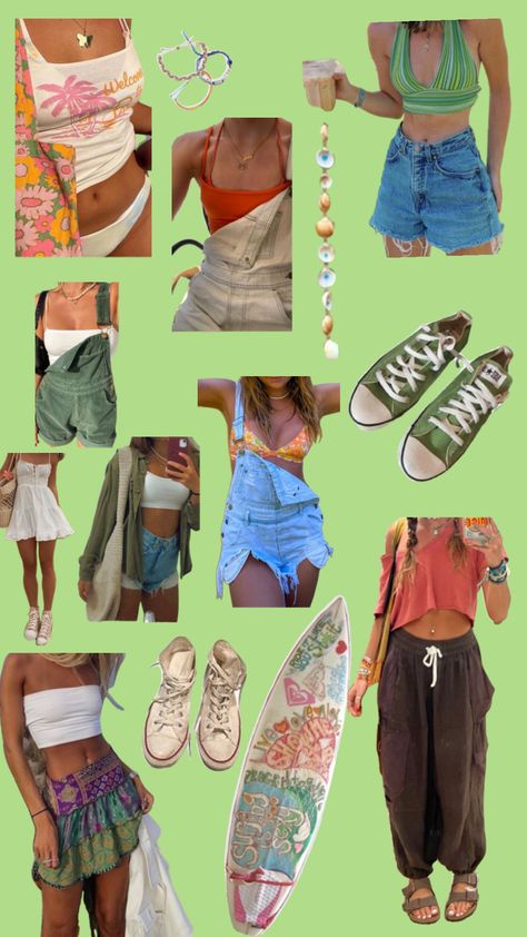 Pouge Life Outfit Winter, 90s Beachy Fashion, Laid Back Mom Style, 90s Beach Aesthetic Outfits, Soft Hippie Outfits, Beachy Granola Aesthetic, Obx Summer Outfits, Beach Hippie Outfit, Beachcore Outfit