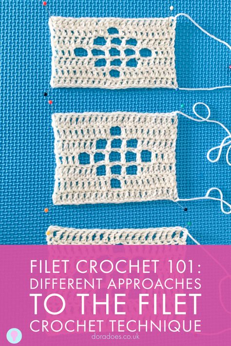 Learn how to filet crochet to create shapes or images in your crochet scarves, blankets, accessories or crochet clothes. This filet crochet tutorial includes different size crochet stitches and filet crochet tips. Filet Crochet Edging Patterns Free, Beginner Filet Crochet Patterns Free, Star Filet Crochet Pattern, Modern Filet Crochet, Filet Crochet Tutorial, Interlocking Filet Crochet, Crochet Filet Baby Blanket, Filet Crochet Clothes, How To Filet Crochet