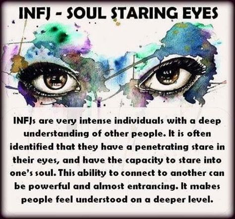 The INFJ gaze. Infj Thoughts, Introverted Extrovert, Eye Contact Quotes, Personalidad Infj, Infj Psychology, Rarest Personality Type, Intj And Infj, Infj Type, Infj Mbti