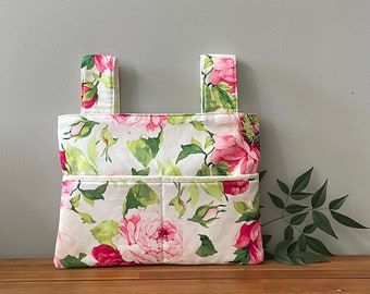 View walker bags by GrannysOnTheGo on Etsy Walker Bag Tutorial, Walker Basket, Walker Bags, Elderly Gift, Wheelchair Bags, Walker Accessories, Walker Bag, Senior Center, Diy Sewing Gifts