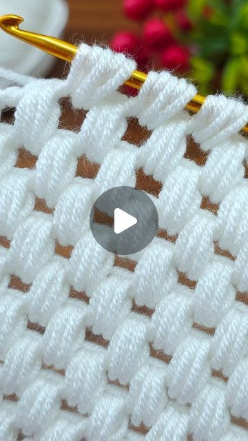 How To Do Puff Stitch Crochet, Tunisian Free Patterns, Tunisian Puff Stitch, Tunisian Crochet Moss Stitch, Tunisian Crochet Stitches Patterns, Easy Tunisian Crochet Stitches, Crochet For Beginners Patterns, Tunisian Crochet Stitches Free, Puffy Crochet Stitch