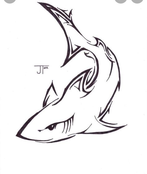 Mako Shark Tattoo, Fishing Tattoos, Hai Tattoo, Rabe Tattoo, Shark Silhouette, Pitbull Tattoo, Shark Drawing, Mako Shark, Shark Tattoo