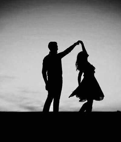 Lover Silhouette Couple, Couple Silhouette Aesthetic, Couple Silhouette Painting, Couple Dancing Drawing, Man And Woman Silhouette, Inktober 2024, Playlist Ideas, Silhouette Painting, Muse Art