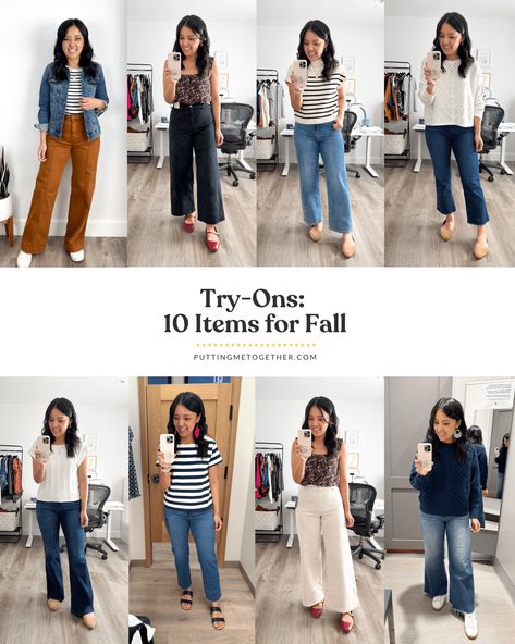 Casual Fall Outfits Midsize, Jeans Outfit Fall Casual, Nursing Friendly Outfits, Loft Outfits, Jeans And T Shirt Outfit, Old Navy Outfits, Teacher Outfits Fall, Jeans Outfit Fall, Sweater Outfits Fall