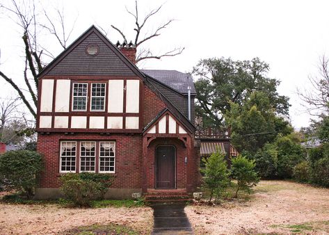 Before: Deteriorating Tudor Exterior Tudor Makeover, Tudor Siding Exterior, Mock Tudor House Exterior Makeover, Tudor Style Fence, Interior Tudor Style Home, Painted Tudor Exterior Before And After, Tudor Color Scheme, Tudor Style Kitchen Ideas, Modern English Tudor Exterior