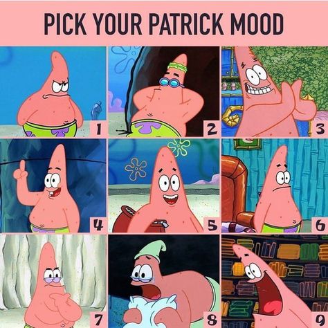 Patrick Mood, Building Classroom Community, Emotion Chart, Social Emotional Activities, Feelings Chart, Funny Feeling, Counseling Activities, English Lessons For Kids, In Memes