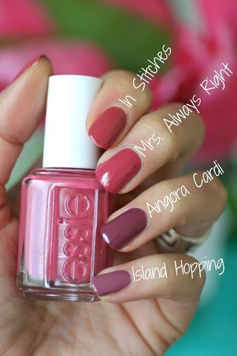 Essie Bridal 2016 - Mrs. Always Right Collection Review & Comparisons | Essie Envy Cotton Candy Nails, Essie Nail Colors, Mrs Always Right, Nails Ombre, Bridal Nail Art, Nail Color Trends, Bride Nails, Essie Nail Polish, Colorful Nail Designs