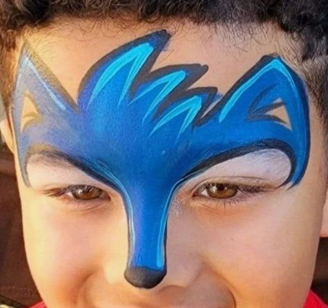 Cat Noir Face Paint, Quick Face Paint Ideas, Basic Face Painting Designs, Fireworks Face Paint, Face Paint Beginners, Simple Face Painting Ideas For Kids Boys, Easy Face Painting Ideas For Kids Boys, Summer Face Painting Ideas For Kids, Face Paint Crayons Ideas